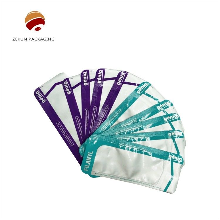 حقيبة ردود الفعل عالية الحاجز المخصصة PET / AL / PA / RCPP الحفرة مطبوعة 10 لون CMYK / PANTON