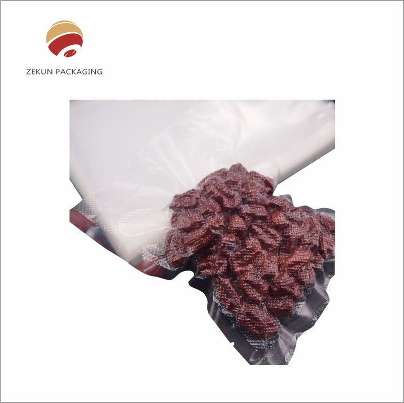 تخزين الأغذية والحفاظ عليها مع OEM عرض أكياس الغذاء الفراغ طريقة الختم السحاب أو الختم الحراري