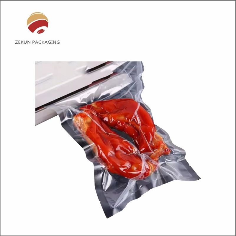 تخزين الأغذية والحفاظ عليها مع OEM عرض أكياس الغذاء الفراغ طريقة الختم السحاب أو الختم الحراري