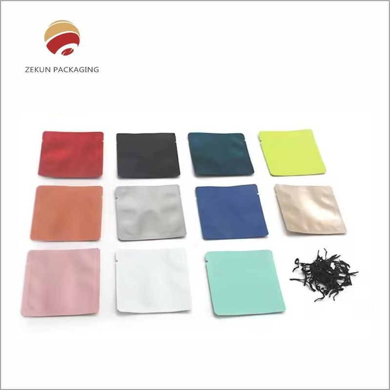 بطاقة طباعة قابلة للتعديل القائمة على الارتفاع حقائب كيس الشاي التغليف في مات أو النهاية لامعة